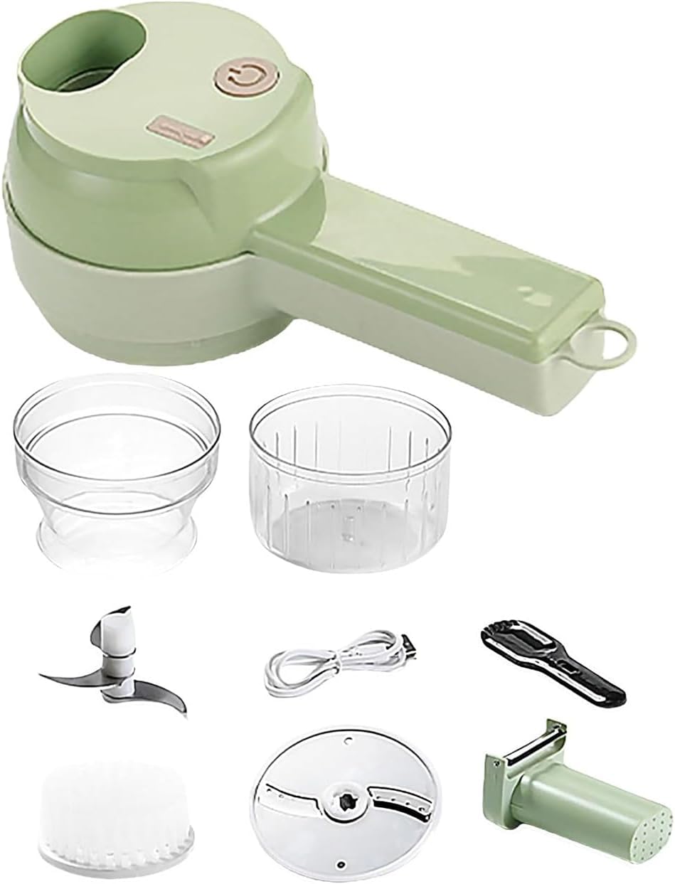 4-in-1 Handheld Electric Vegetable Cutter & Mini Food Chopper 🍅🥕