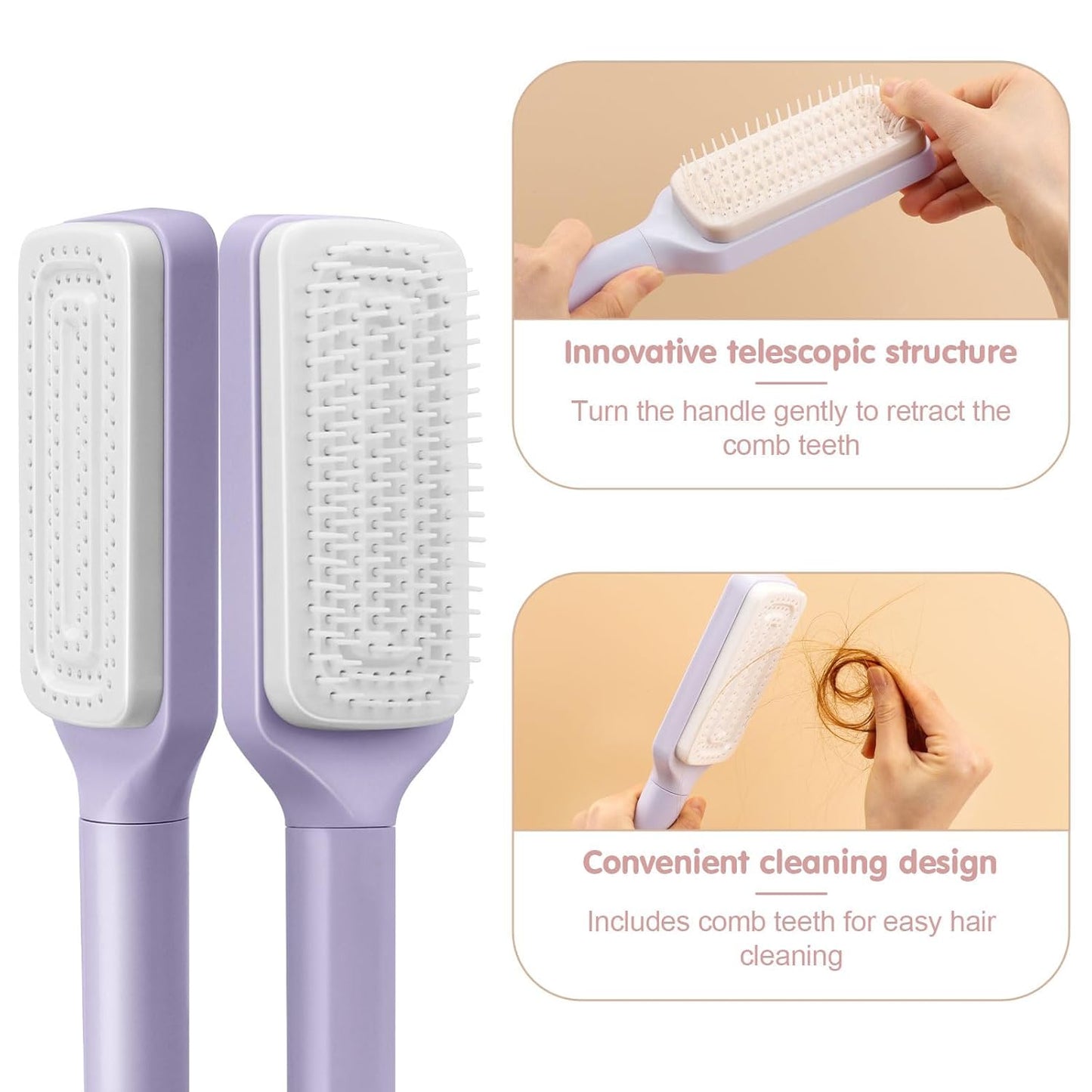 【🔥Big Sale🔥】Self-Cleaning Comb