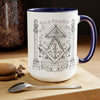 Load image into Gallery viewer, Two-Tone Freemason Coffee Mugs, 15oz