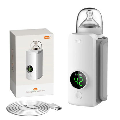 Portable Wireless Bottle Warmer – USB Rechargeable & Fast Heat 🔥🍼