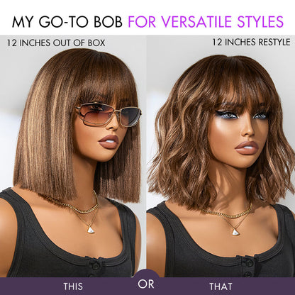 Glueless Bob Wig – Human Hair
