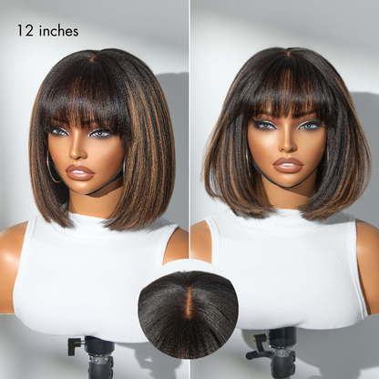 Glueless Bob Wig – Human Hair