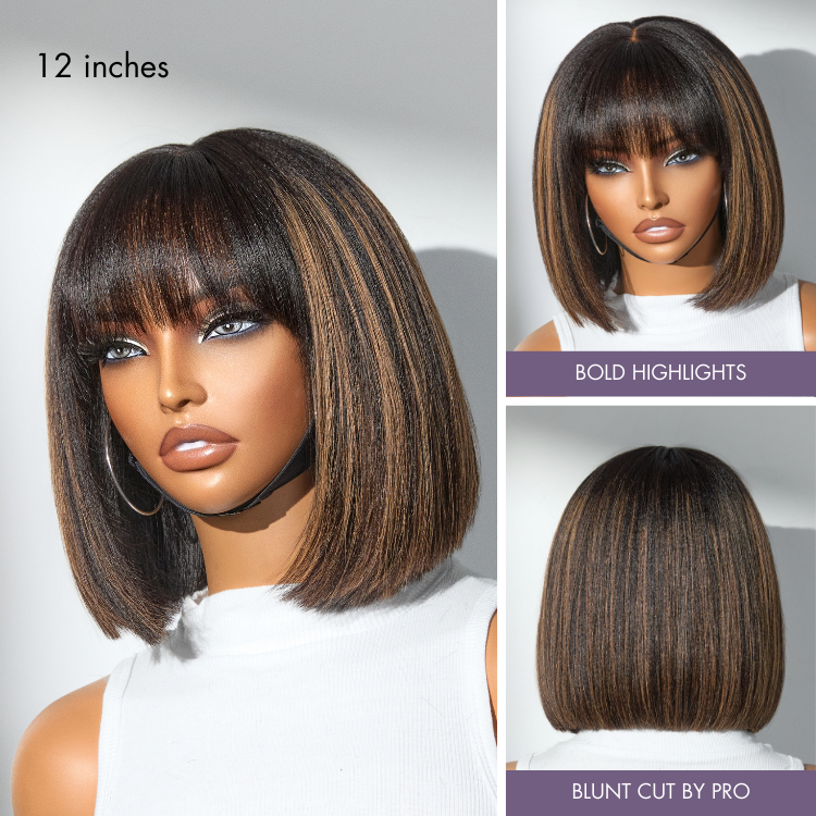 Glueless Bob Wig – Human Hair