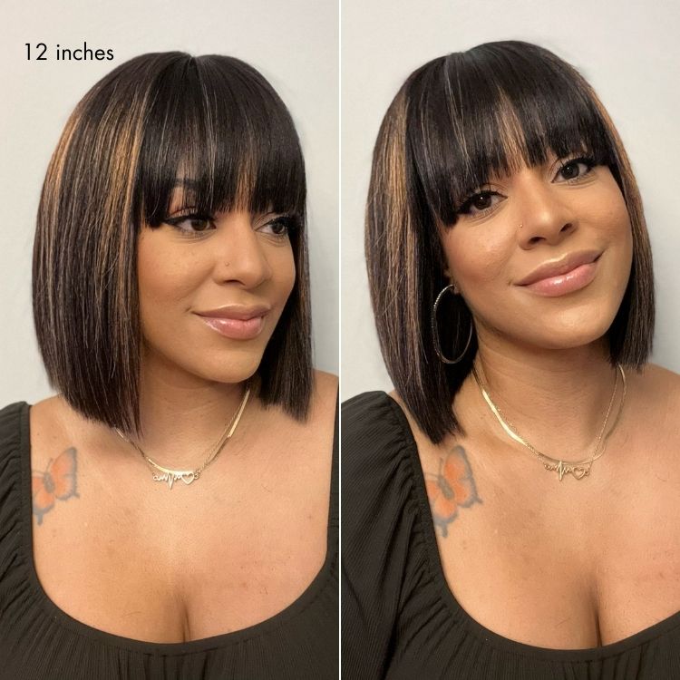 Glueless Bob Wig – Human Hair