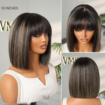 Glueless Bob Wig – Human Hair