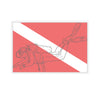 Load image into Gallery viewer, Diver Down Sticker! Scuba diver