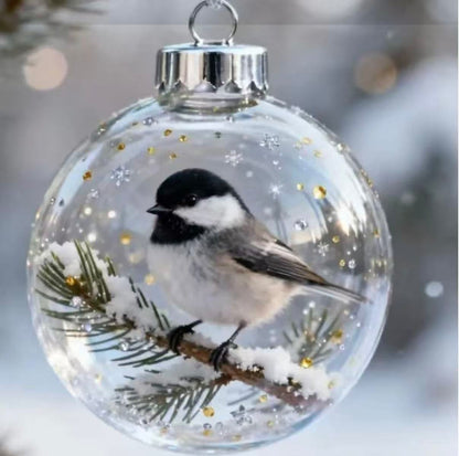 ✨Nature’s Birds Crystal Glass Ornament Set – Hummingbird & Cardinal Christmas Decor 🎄 Special First Order Discount!