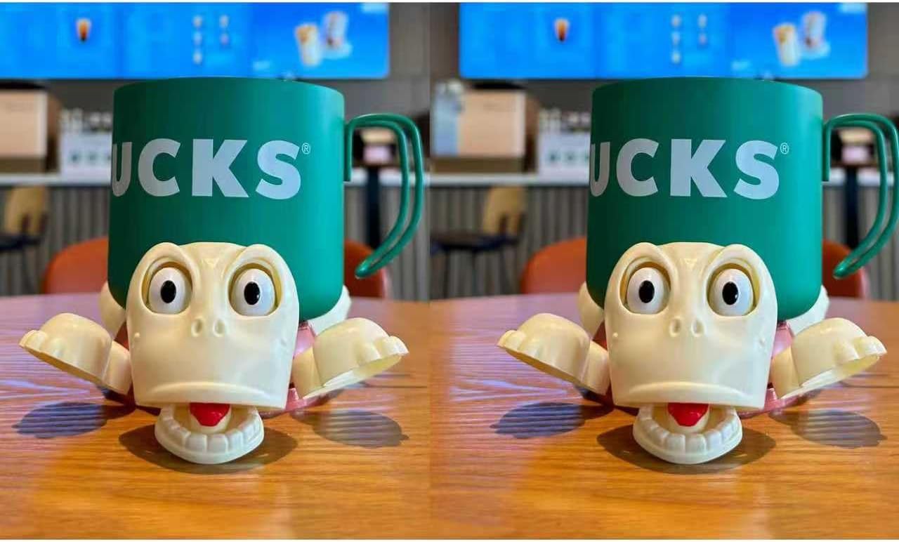 🔥Funny Turtle Coaster & Cup Holder, Moving Limbs, Cute Home Decor Gift