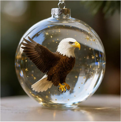 ✨Nature’s Birds Crystal Glass Ornament Set – Hummingbird & Cardinal Christmas Decor 🎄 Special First Order Discount!