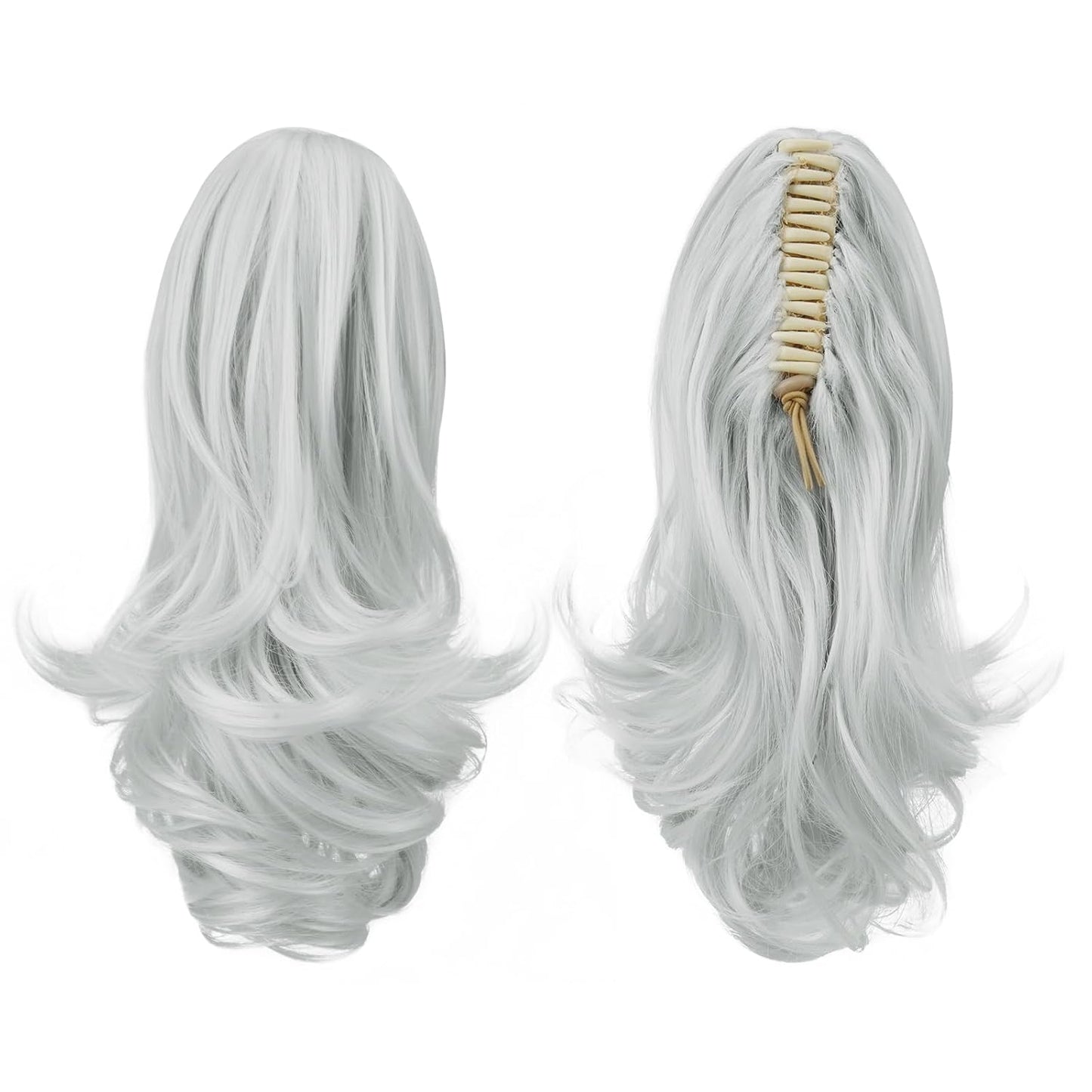 Claw Clip Curly Ponytail