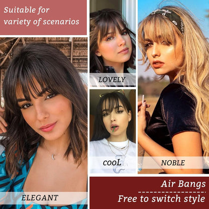 Clip-In Wispy Bangs