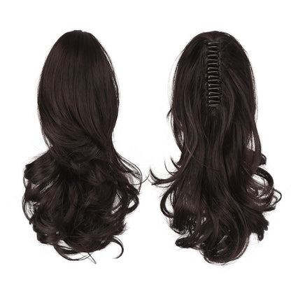 Claw Clip Curly Ponytail