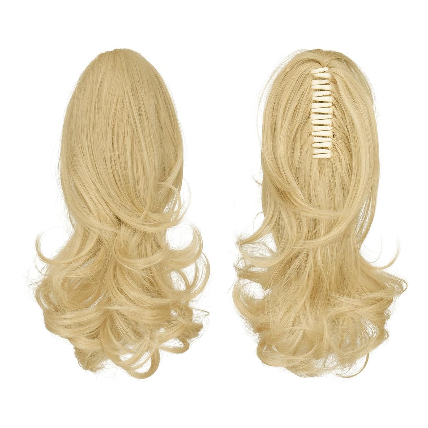 Claw Clip Curly Ponytail