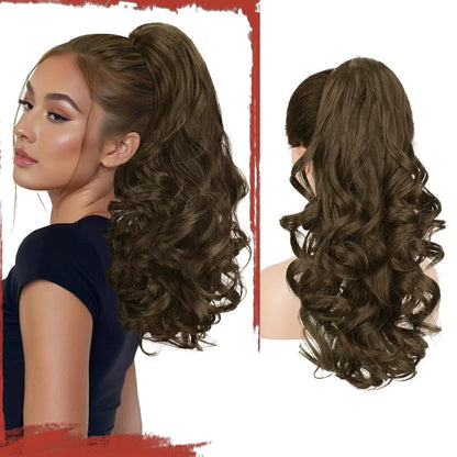 Claw Clip Curly Ponytail