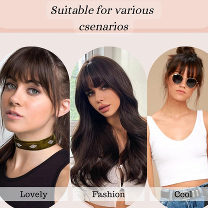 Clip-In Wispy Bangs
