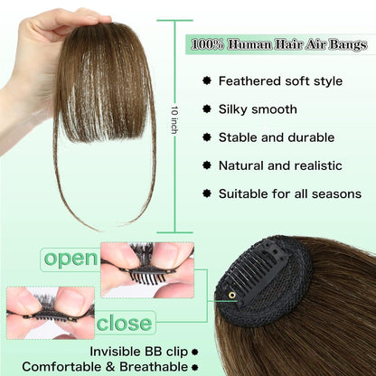 Clip-In Wispy Bangs