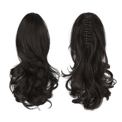 Claw Clip Curly Ponytail