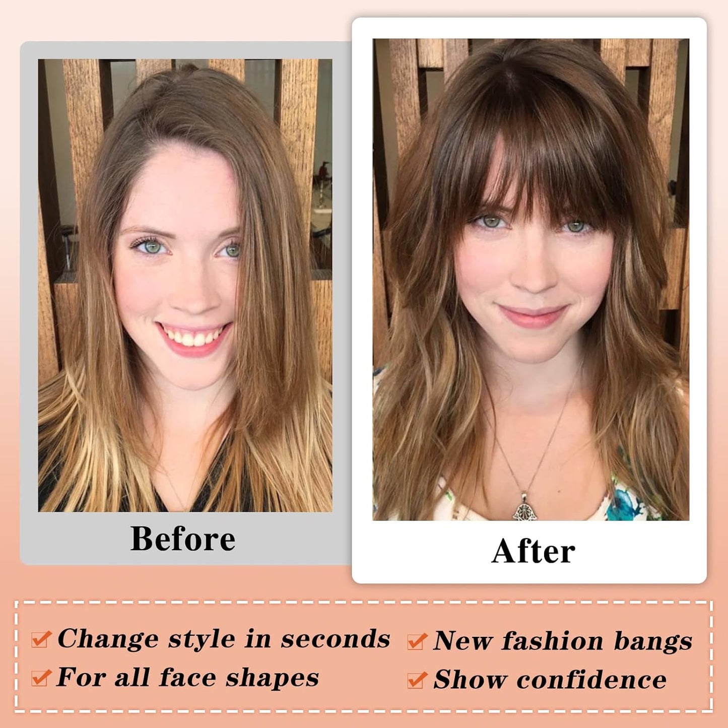 Clip-In Wispy Bangs