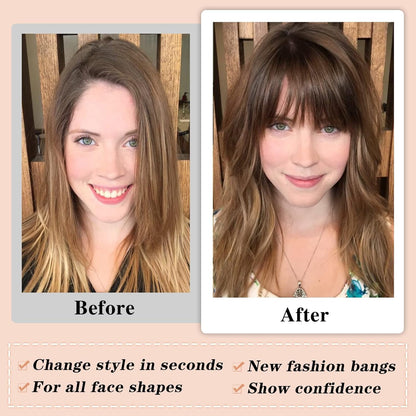 Clip-In Wispy Bangs
