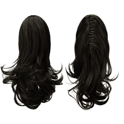 Claw Clip Curly Ponytail
