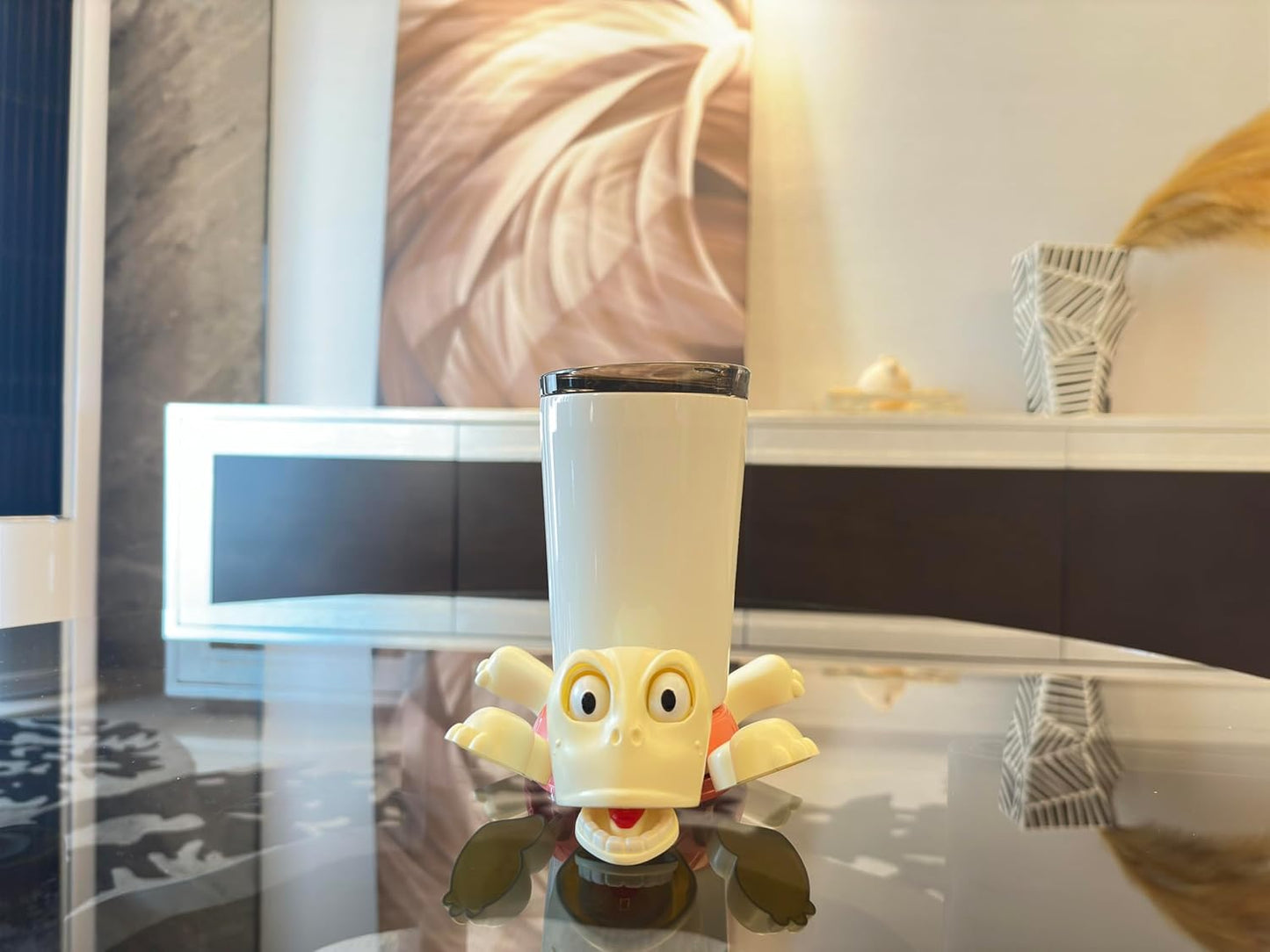 🔥Funny Turtle Coaster & Cup Holder, Moving Limbs, Cute Home Decor Gift