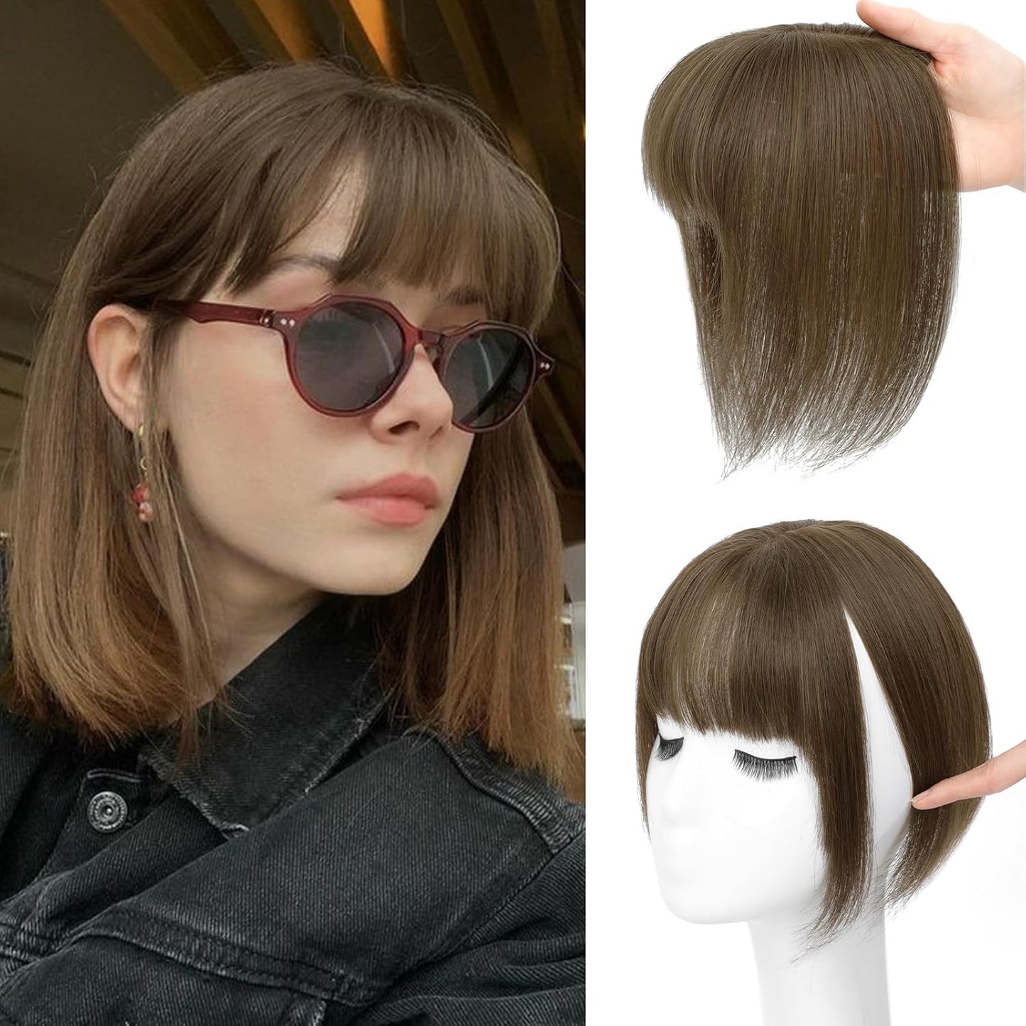 Clip-In Wispy Bangs