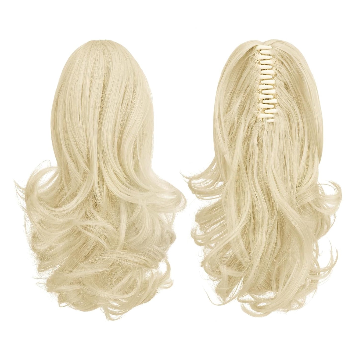 Claw Clip Curly Ponytail