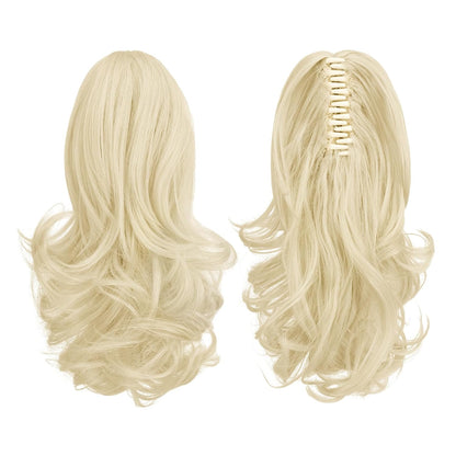 Claw Clip Curly Ponytail