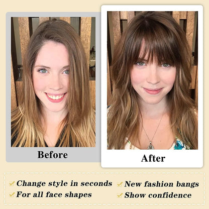 Clip-In Wispy Bangs