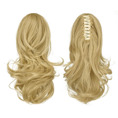 Claw Clip Curly Ponytail