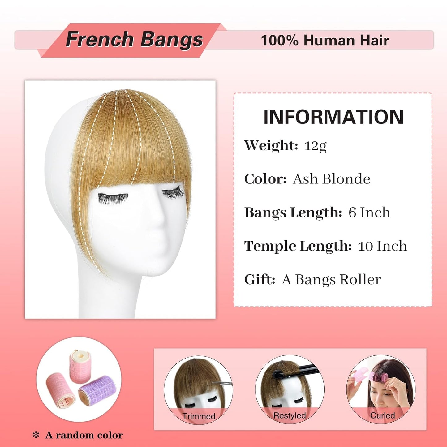 Clip-In Wispy Bangs