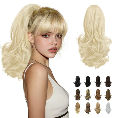 Claw Clip Curly Ponytail