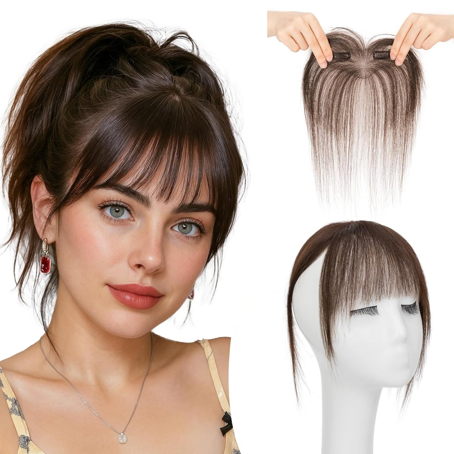 Hair Clip-In Bangs