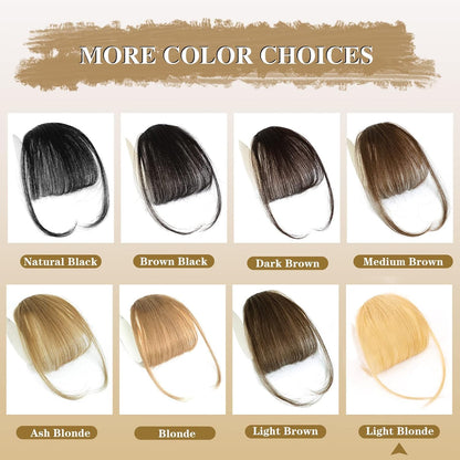 Clip-In Wispy Bangs