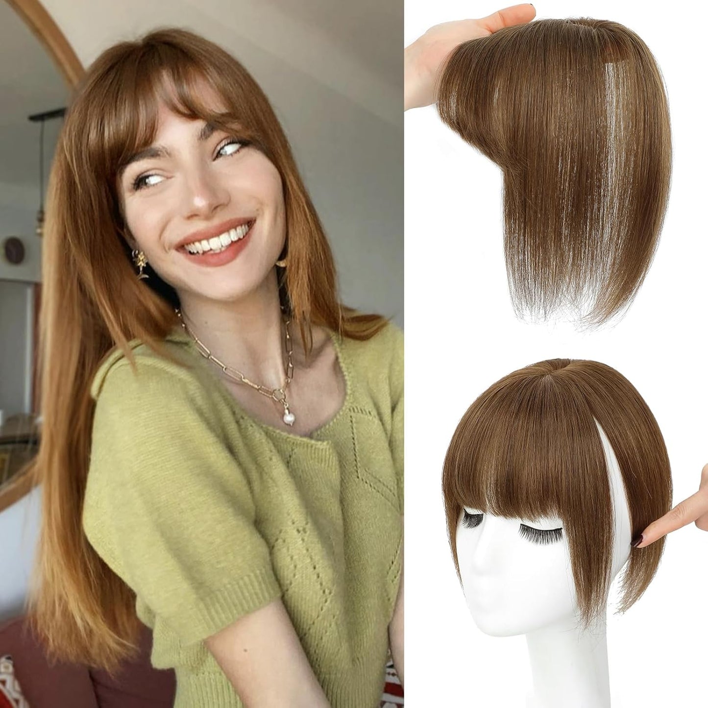 Clip-In Wispy Bangs