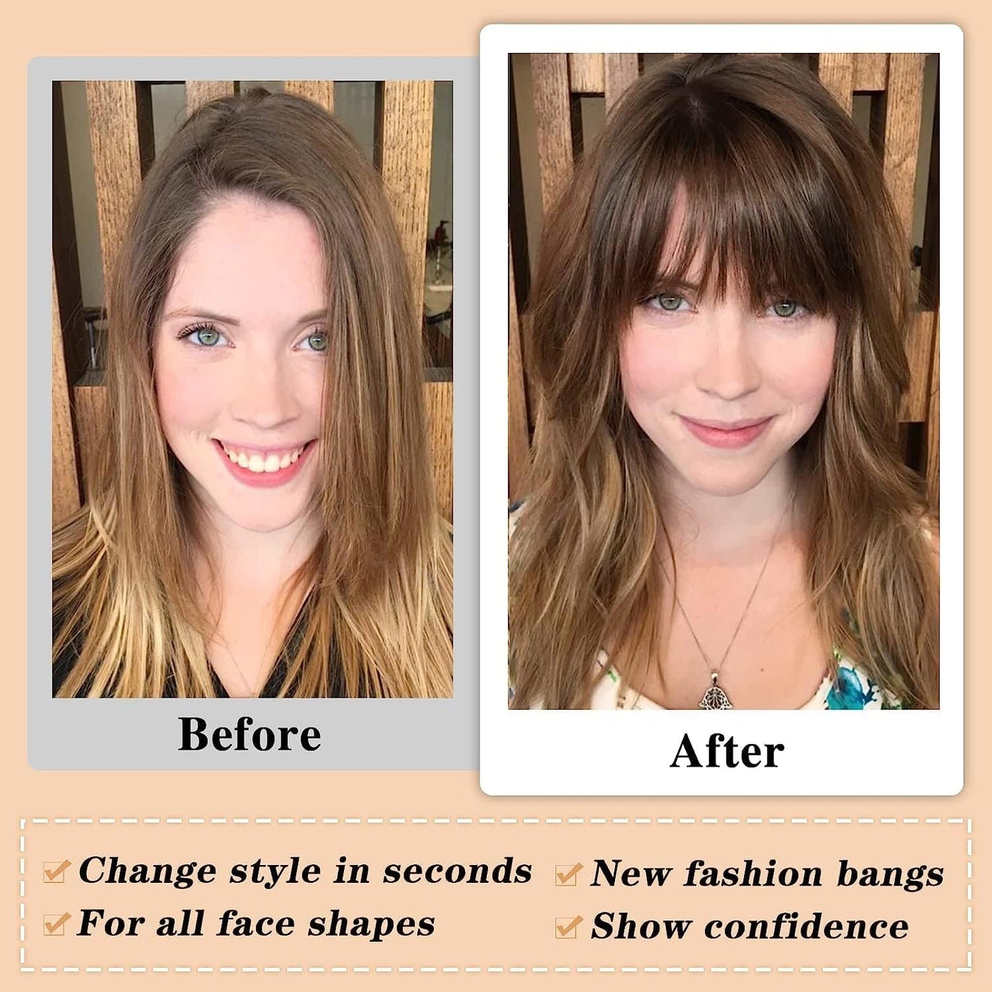Clip-In Wispy Bangs