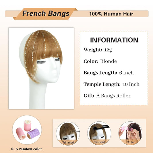 Clip-In Wispy Bangs