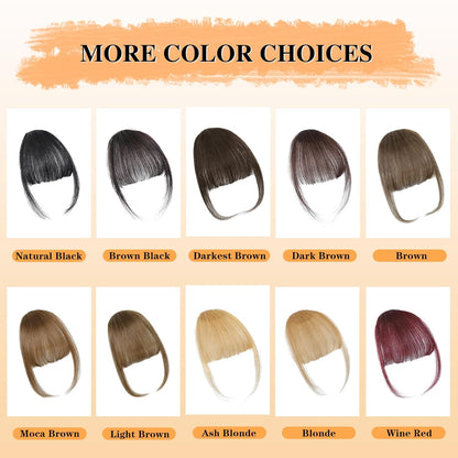 Clip-In Wispy Bangs
