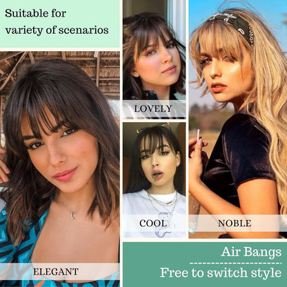 Clip-In Wispy Bangs
