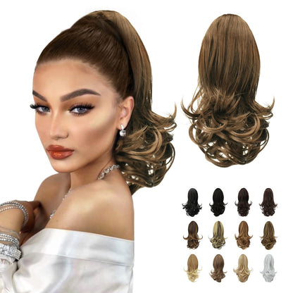 Claw Clip Curly Ponytail