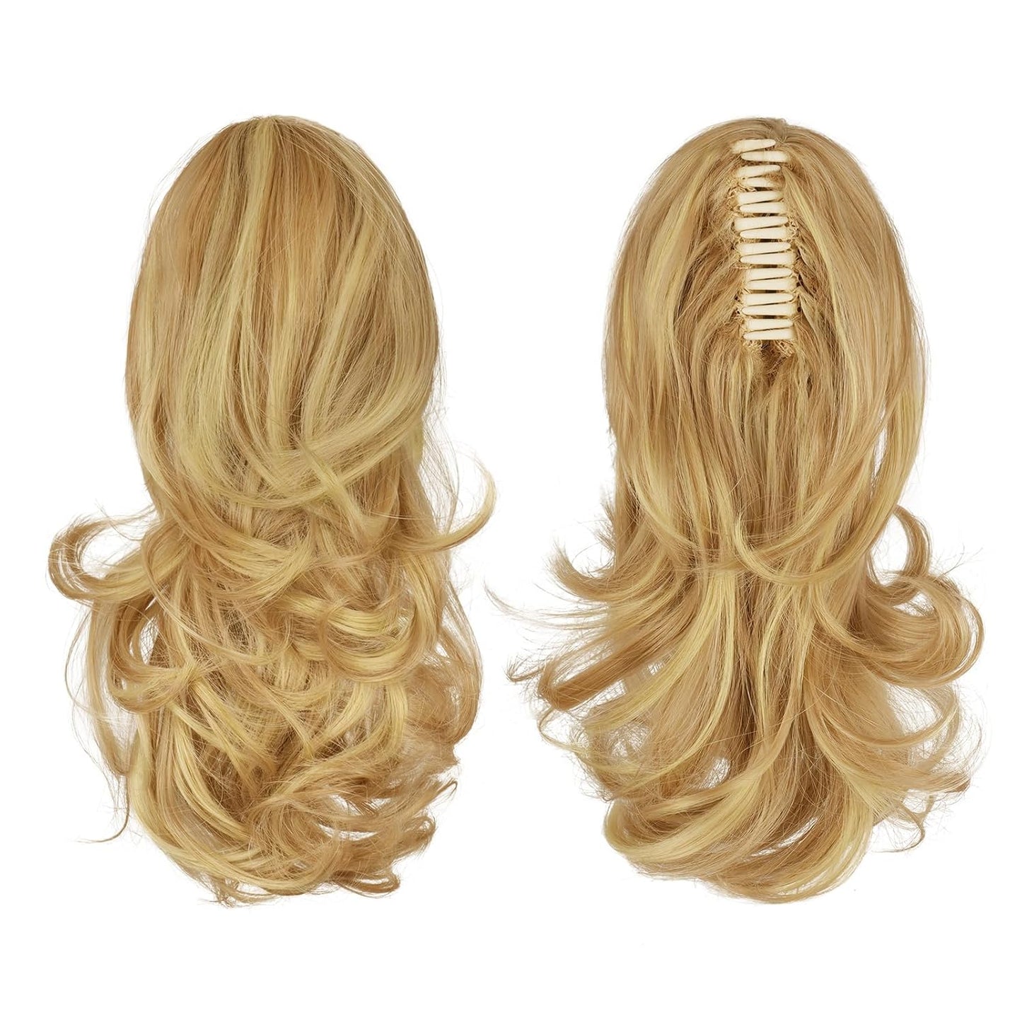 Claw Clip Curly Ponytail