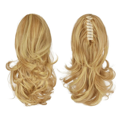 Claw Clip Curly Ponytail