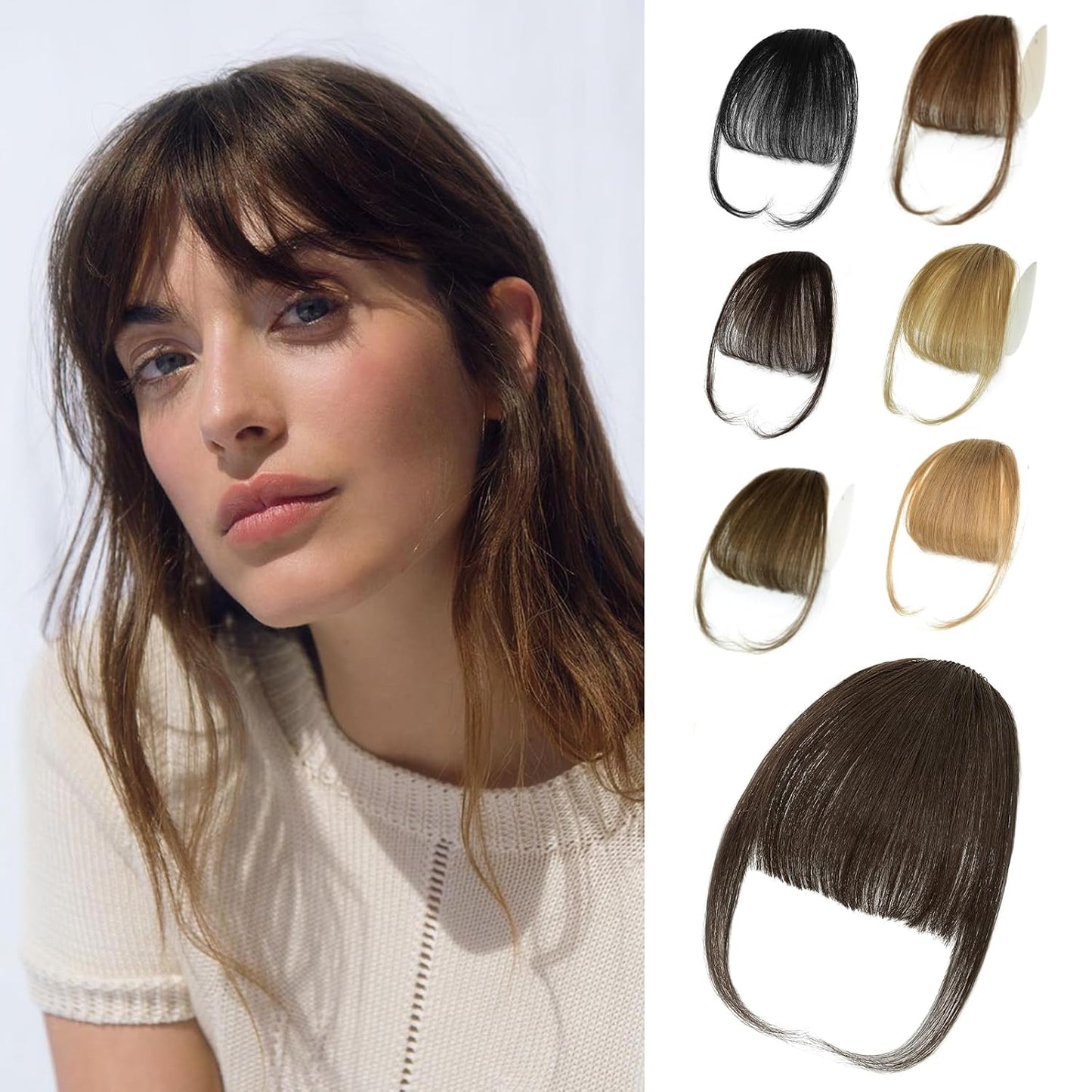 Clip-In Wispy Bangs