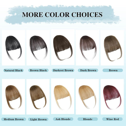 Clip-In Wispy Bangs