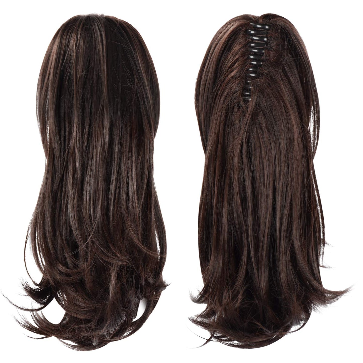 Claw Clip Curly Ponytail