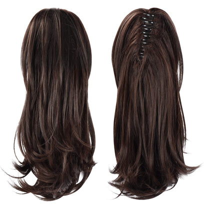Claw Clip Curly Ponytail