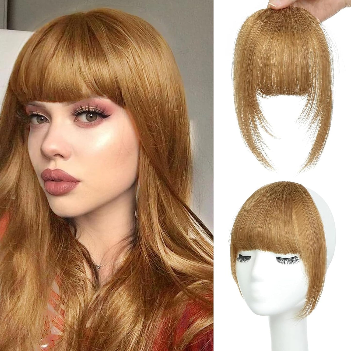 Clip-In Wispy Bangs