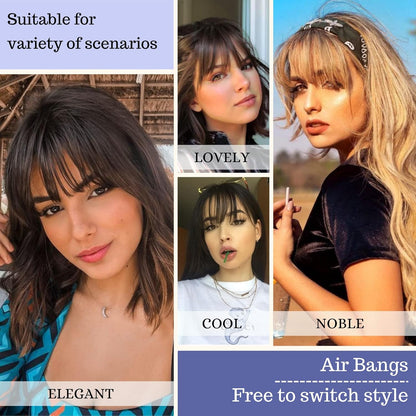 Clip-In Wispy Bangs