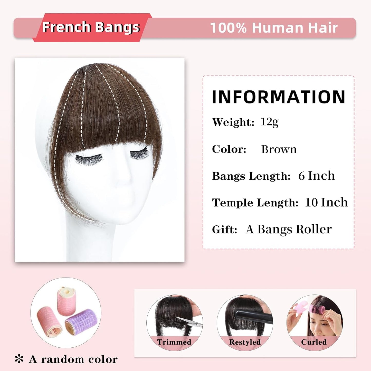 Clip-In Wispy Bangs