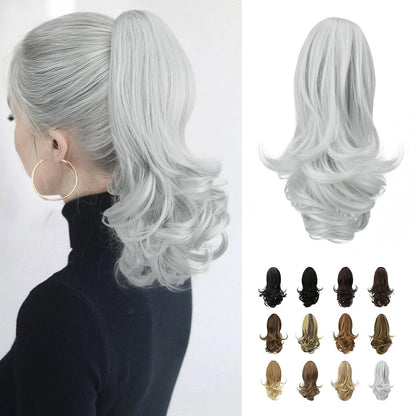 Claw Clip Curly Ponytail